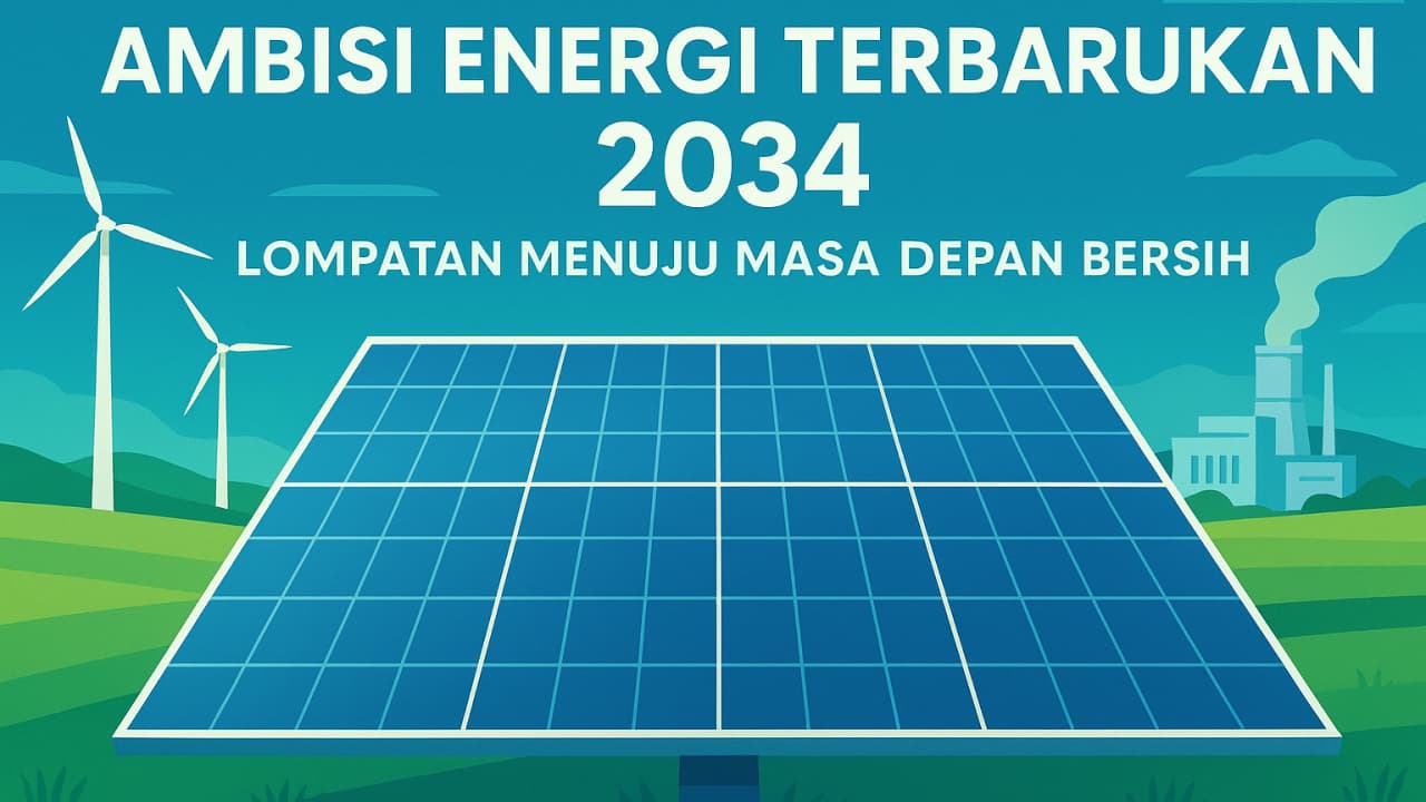 Ambisi Energi Terbarukan 2034 Butuh Lompatan Besar dan Konsistensi | Nasional