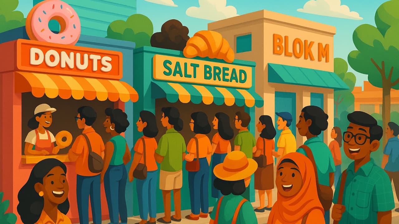 Antrean Panjang Kuliner Viral di Blok M, Donat Salt Bread Diserbu | syracusebroadband.org Antrean Panjang Kuliner Viral di Blok M, Donat Salt Bread Diserbu | Hiburan