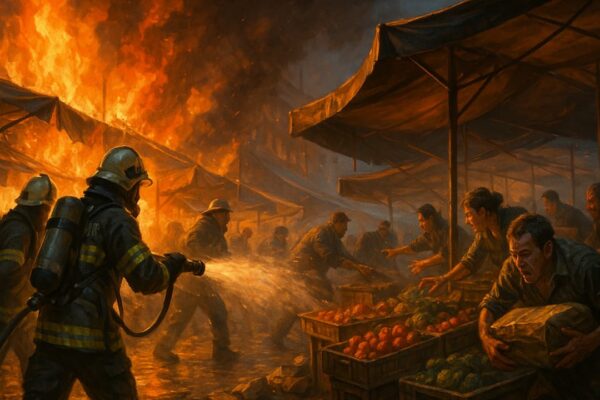 Kebakaran di Pasar Anyar & Kebon Kembang Bogor Gegerkan Warga | Nasional