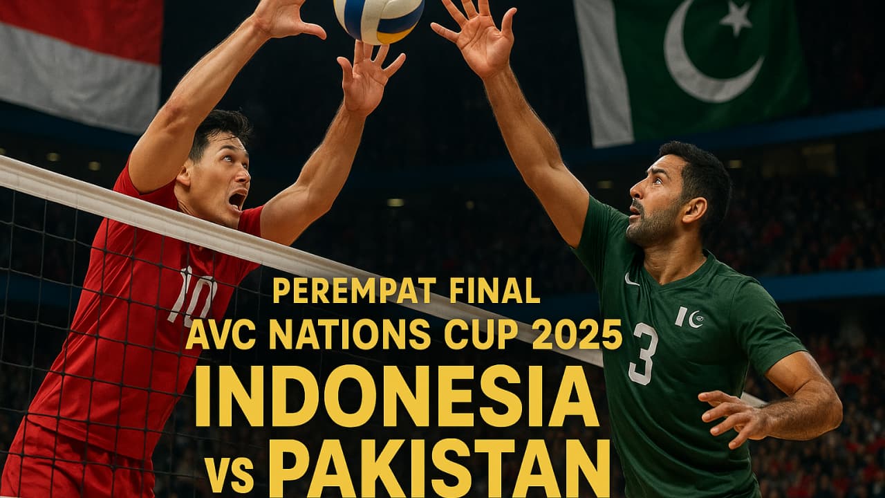 Timnas Voli Putra Hadapi Pakistan di Perempat Final AVC 2025 | Olahraga