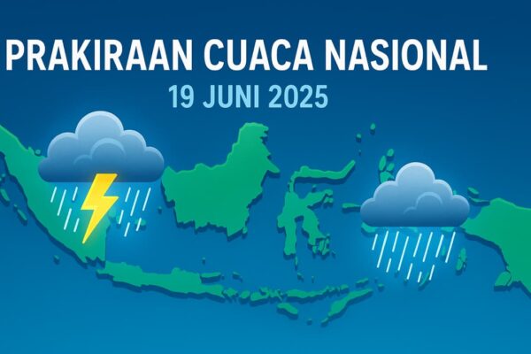 Waspada Hujan Lebat dan Kilat, Ini Prakiraan Cuaca Nasional BMKG | Nasional