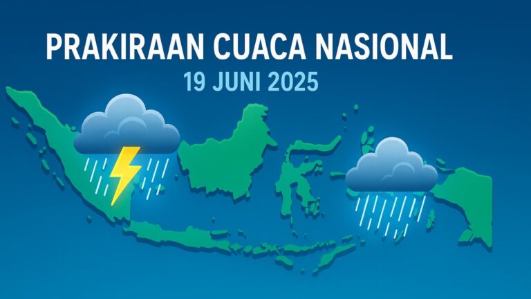 Waspada Hujan Lebat dan Kilat, Ini Prakiraan Cuaca Nasional BMKG | Nasional
