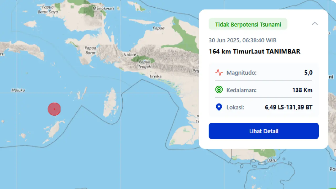 Gempa Tanimbar M5 Pagi Ini, BMKG Imbau Waspada | syracusebroadband.org gempa-tanimbar