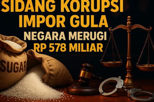Sidang Korupsi Impor Gula, Negara Merugi Rp 578 Miliar | korupsi impor gula