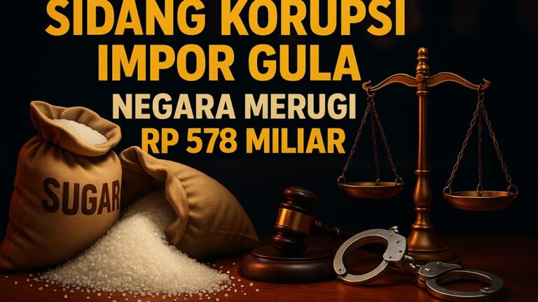 Sidang Korupsi Impor Gula, Negara Merugi Rp 578 Miliar | Ekonomi