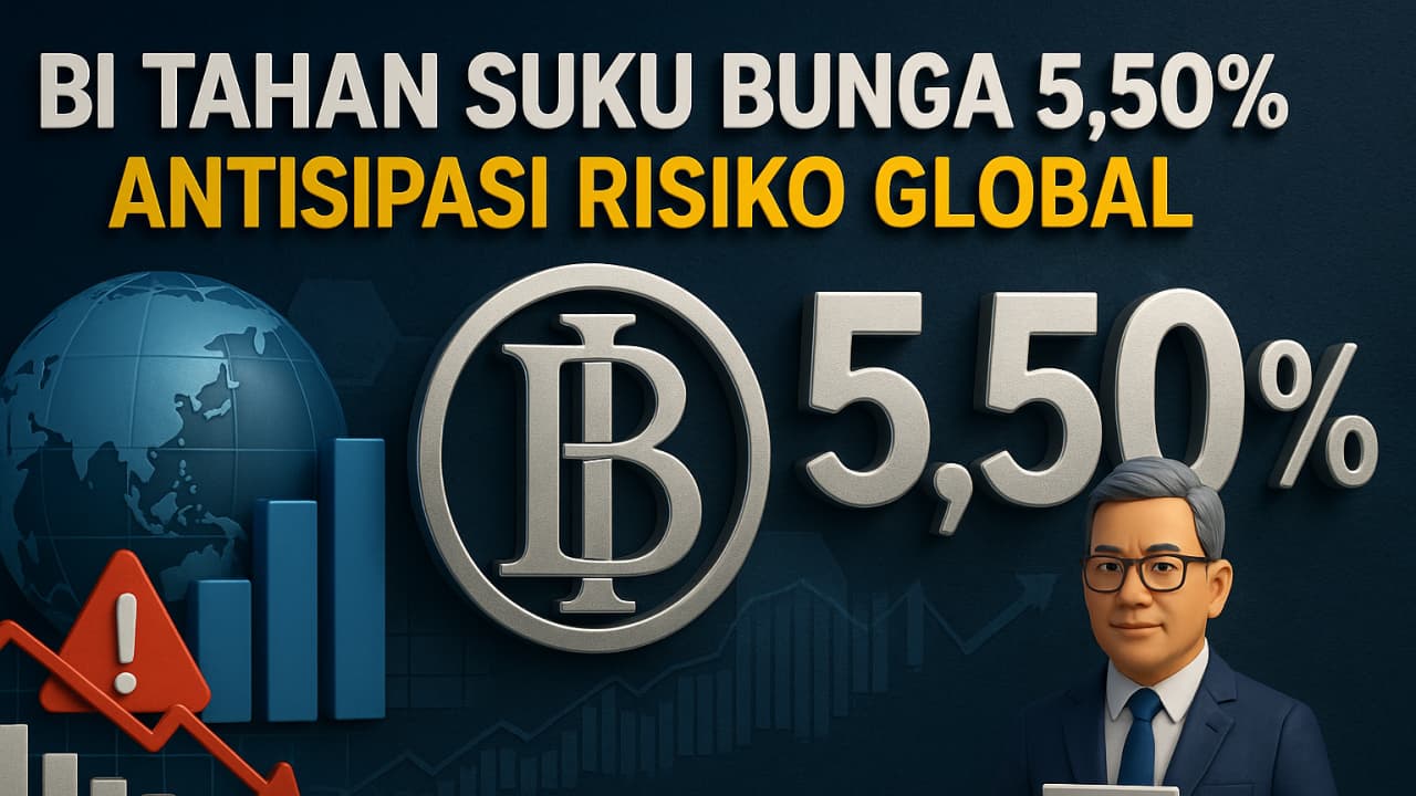 Bank Indonesia Tahan Suku Bunga di 5,50%, Antisipasi Perlambatan Global | Ekonomi
