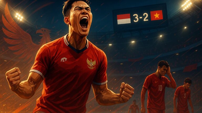 Timnas Indonesia U-23 Menang Dramatis Lawan Vietnam 3-2 | Olahraga