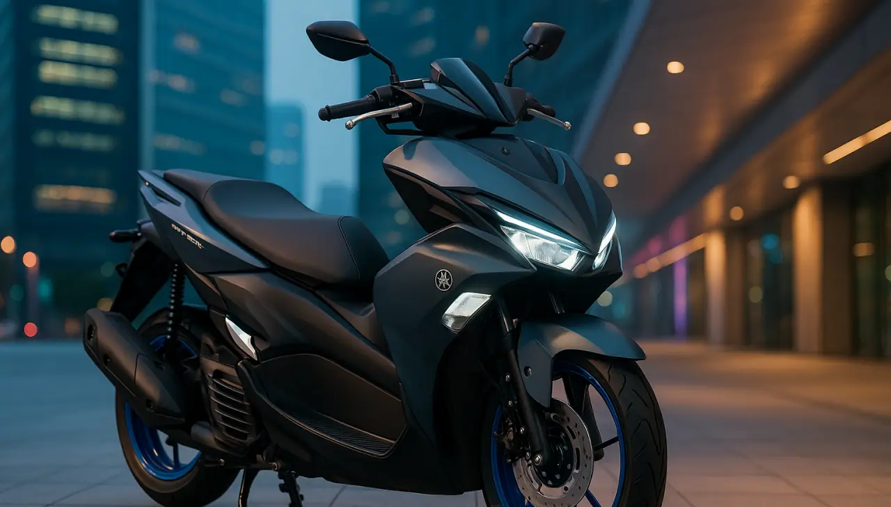 All New Yamaha Aerox 155 Connected 2025 Meluncur Rp30 Jutaan dengan Sensasi Turbo, Irit 50 KML, Desain Sporty Canggih dan Fitur Konektivitas Premium
