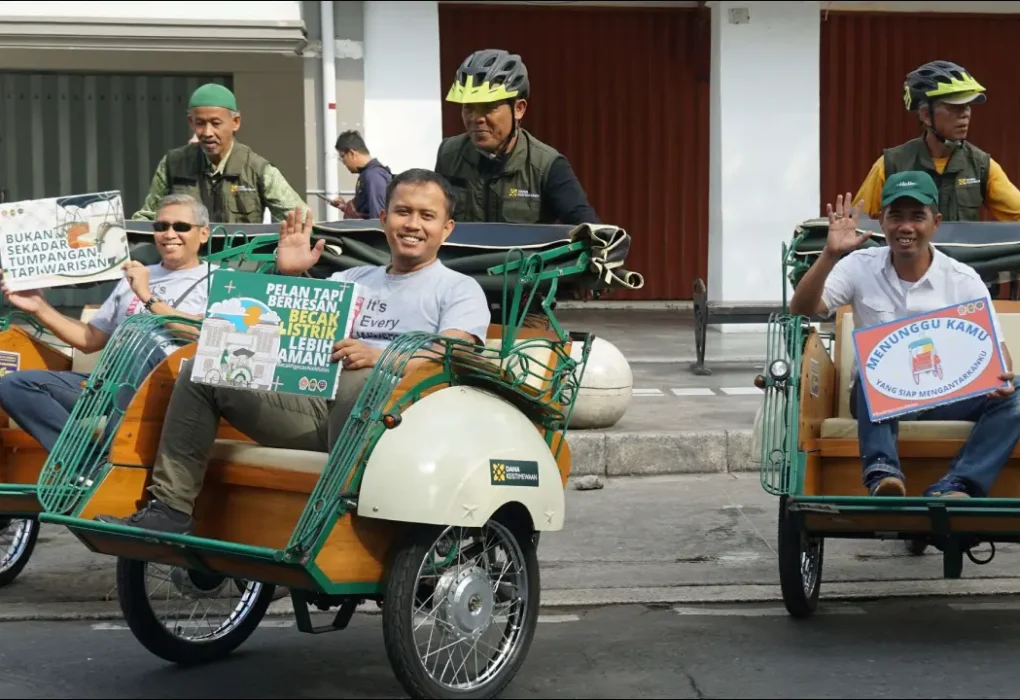 Jelajahi Wisata Maliboro Naik Becak Listrik yang Baru!