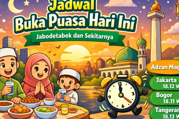 Jadwal Buka Puasa Hari Ini untuk Jabodetabek dan Sekitarnya | jadwal buka puasa hari ini
