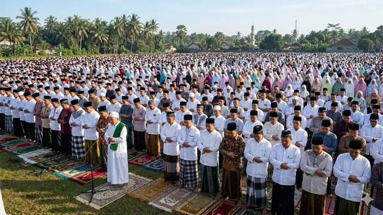 Simak, Ini Cara Sholat Ied yang Ringkas dan Tepat | Nasional