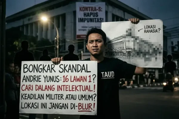 TAUD Beber 16 Terduga Penyiraman Air Keras Andrie Yunus | penyiraman air keras