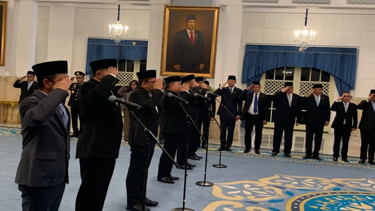 Reshuffle Kabinet Prabowo, 6 Pejabat Resmi Dilantik | Nasional